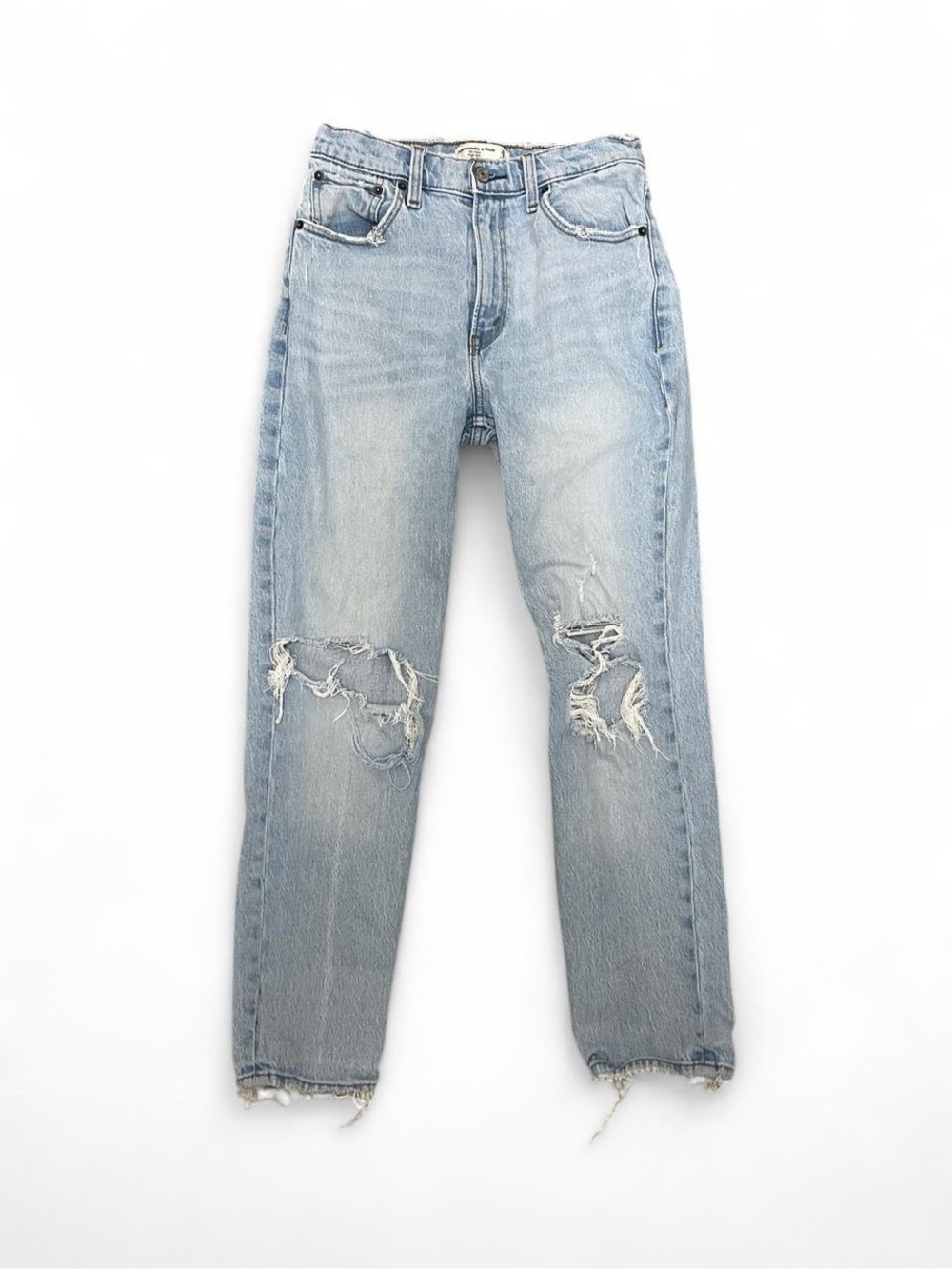 Abercrombie & Fitch The Mom Jean High Rise Blue Size 26/2
